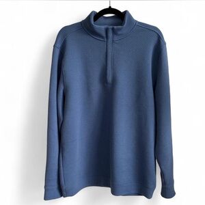 Walter Hagen Golf Men's Zip Up Sweater in Blue